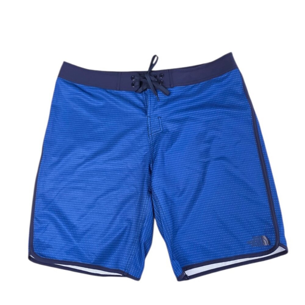 The North Face Men's Board Shorts, Swim Trunks, Hybrid, Blue Size 38